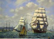 unknow artist Seascape, boats, ships and warships. 54 Sweden oil painting artist